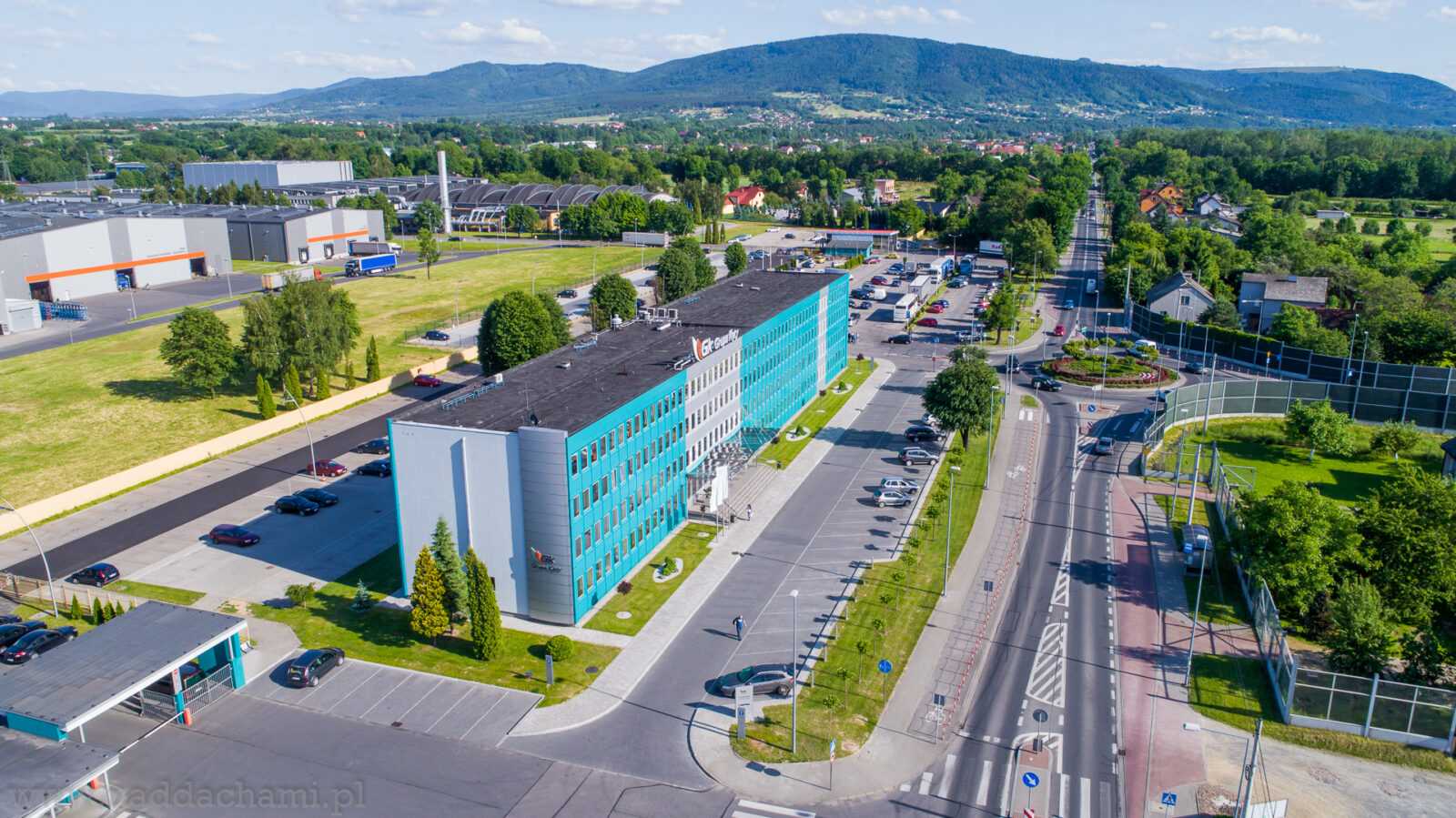 Grupa Kęty z lotu ptaka