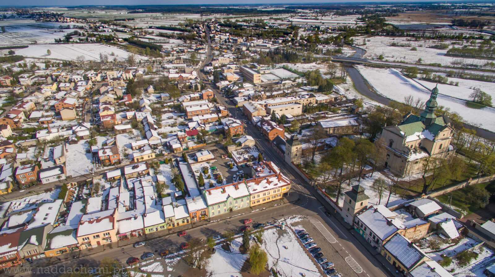 Koniecpol z lotu ptaka