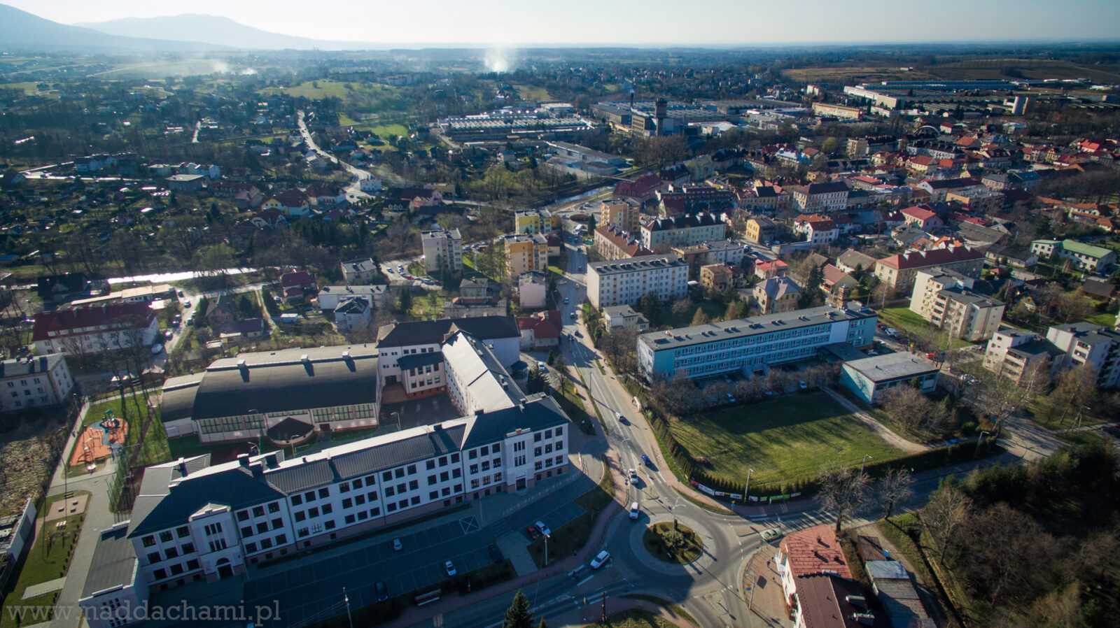 Andrychów z lotu ptaka